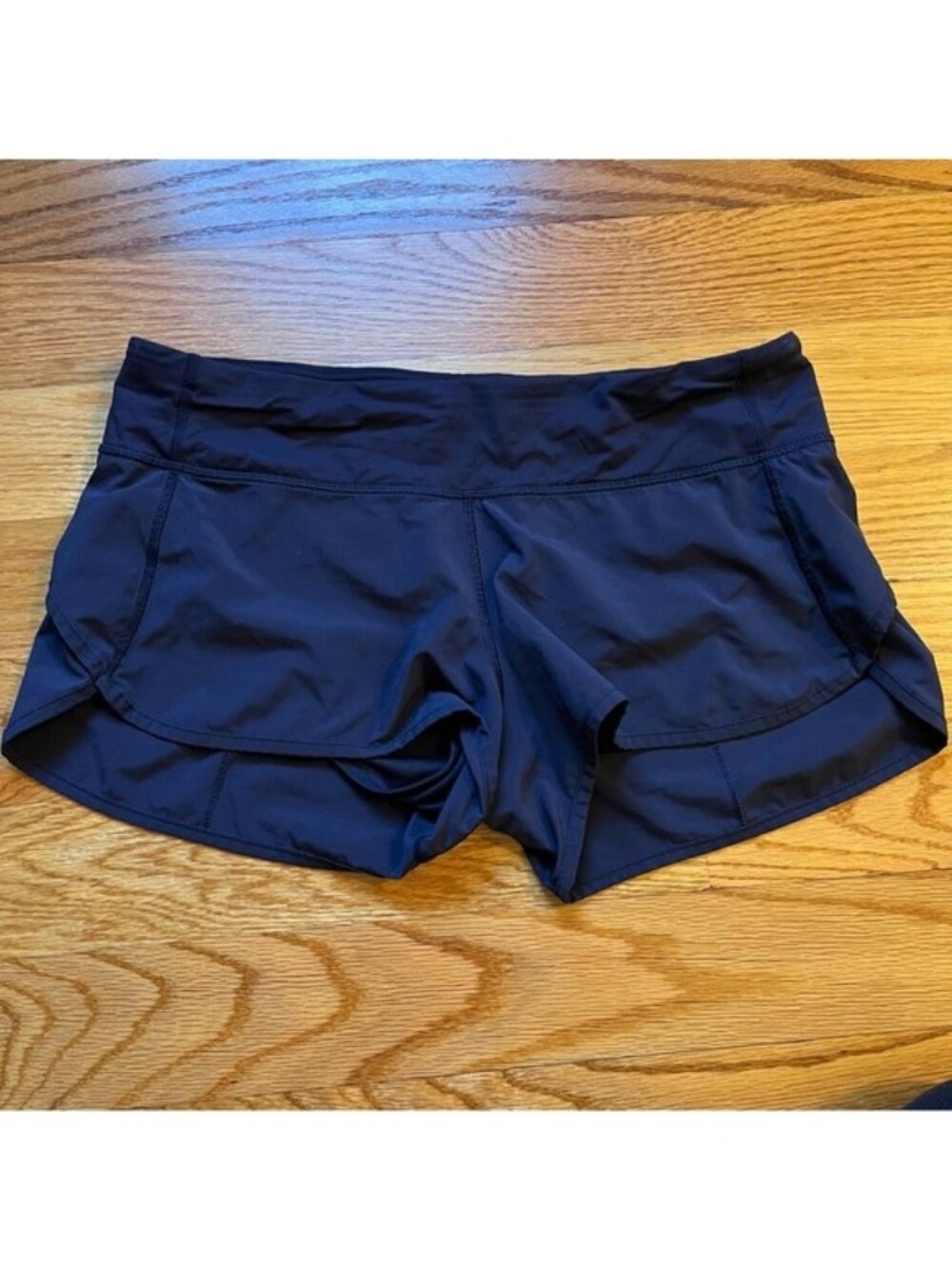 Lululemon navy blue running shorts size 8
